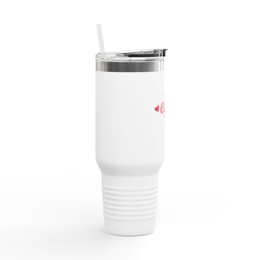 Insulated Travel Mug - 'I Only Have Eyes for You' - Romantic Gift for Couples, Cute Coffee Tumbler, Personalized Drinkware, Love [...]